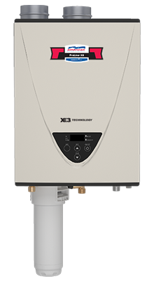 GT-340X3-NIH - Condensing Ultra-Low NOx Indoor 180,000 BTU Natural Gas Tankless Water Heater with X3 Scale Prevention Technology