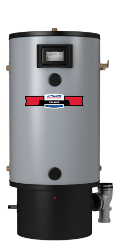 PG10-34-150-2NV - 34 Gallon 150,000 BTU Polaris High-Efficiency Natural Gas Water Heater - 10 Year Warranty