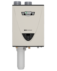 Condensing tankless gas water heater