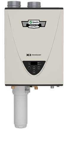 Condensing tankless gas water heater