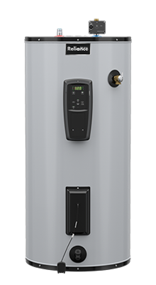12 40 DFRS - 40 Gallon Smart Medium Electric Water Heater w/Leak Detection and Shut Off Valve - 12 Year Warranty 