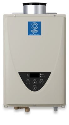 Tankless Water Heater Non-Condensing Concentric Vent Indoor 190,000 BTU Natural Gas/Propane